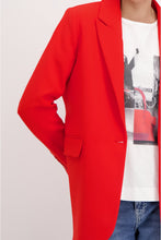 Load image into Gallery viewer, Monari - Red Lipstick Oversized Blazer
