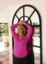 Load image into Gallery viewer, Lou Lou - Sia V Neck (Rose Violet)