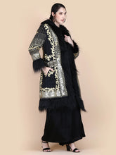 Load image into Gallery viewer, Anannasa - Kali Embellished Coat (Black)