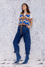 Load image into Gallery viewer, M.A Dainty - Trucker Jeans (dark denim)