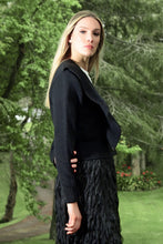 Load image into Gallery viewer, Curate by Trelise Cooper - RUFF ON YOU Cardigan (Black)
