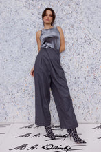 Load image into Gallery viewer, M.A Dainty - Adele Pants (Grey/Beige Stripe)