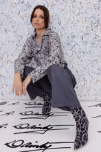 Load image into Gallery viewer, M.A Dainty - Adele Pants (Grey/Beige Stripe)