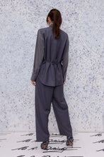 Load image into Gallery viewer, M.A Dainty - Adele Pants (Grey/Beige Stripe)