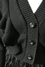 Load image into Gallery viewer, Curate by Trelise Cooper - RUFF ON YOU Cardigan (Black)