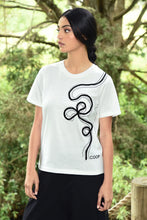 Load image into Gallery viewer, Coop by Trelise Cooper - GO WITH THE BOW T-Shirt (White)