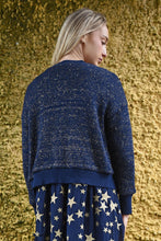 Load image into Gallery viewer, Coop by Trelise Cooper - Shine of the Times Cardigan (Navy & Gold)