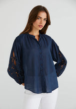 Load image into Gallery viewer, Lania The Label - Claudia Shirt (Navy)