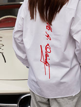 Load image into Gallery viewer, M.A Dainty - Branded Buntal Shirt (White)
