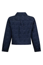 Load image into Gallery viewer, Loobies Story - Harper Denim Houndstooth Jacket