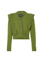 Load image into Gallery viewer, Curate by Trelise Cooper - RUFF ON YOU Cardigan (burnt Olive)