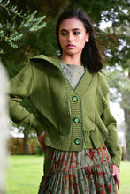 Load image into Gallery viewer, Curate by Trelise Cooper - RUFF ON YOU Cardigan (burnt Olive)