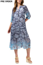 Load image into Gallery viewer, Loobie Story - STEVIE MIDI DRESS (Indigo) LS3054