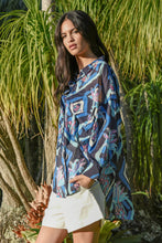 Load image into Gallery viewer, Coop by Trelise Cooper - TAKE IT EASY SHIRT - BLUE ALOHA