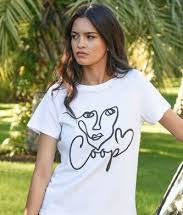 Load image into Gallery viewer, Coop by Trelise Cooper - Face Value T-Shirt (White)