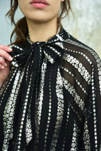 Load image into Gallery viewer, COOP by Trelise Cooper - Just Bow with It Blouse (Black/Silver)