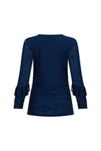 Load image into Gallery viewer, Loobies Story - Aston Ruffle Top (Peacock)