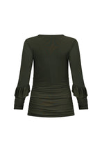 Load image into Gallery viewer, Loobies Story - Aston Ruffle Top (Soft Olive)