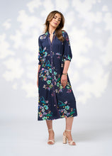 Load image into Gallery viewer, Loobies Story - La Bohème Shirt Dress LS3009 (Indigo)