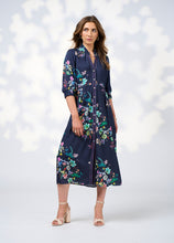 Load image into Gallery viewer, Loobies Story - La Bohème Shirt Dress LS3009 (Indigo)