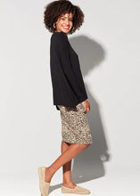 Load image into Gallery viewer, Lou Lou - Stella Longsleeve Oversized Bamboo Slouch Top - Black