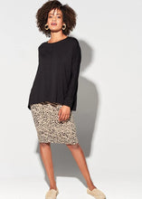 Load image into Gallery viewer, Lou Lou - Stella Longsleeve Oversized Bamboo Slouch Top - Black