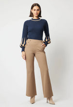 Load image into Gallery viewer, Once Was - MERIDIAN MERINO WOOL KNIT TOP IN MIDNIGHT
