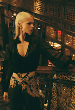 Load image into Gallery viewer, Once Was - PHOENIX VISCOSE CHIFFON BLOUSE IN BLACK