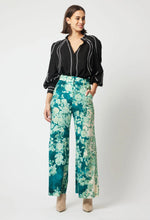 Load image into Gallery viewer, Once Was - MERIDIAN EMBROIDERED LINEN VISCOSE SHIRT IN BLACK