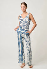 Load image into Gallery viewer, Once Was - Bahia Stretch Linen Rayon Pant in Ink Flè Print