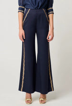 Load image into Gallery viewer, Once Was - Mustique Tencel Embroidered Pant (Ink)