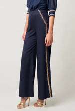 Load image into Gallery viewer, Once Was - Mustique Tencel Embroidered Pant (Ink)