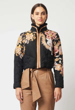 Load image into Gallery viewer, Once Was - EMPRESS CUPRO VISCOSE BOMBER JACKET IN DRAGON FLOWER