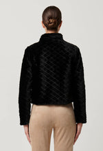 Load image into Gallery viewer, Once Was - Rylie Reversible Print & Faux Fur Jacket in Black Bromegrass