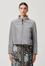Load image into Gallery viewer, Once Was - Rylie Reversible Print  Faux Fur Jacket in Dahlia fields