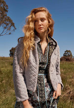 Load image into Gallery viewer, Once Was - Rylie Reversible Print  Faux Fur Jacket in Dahlia fields
