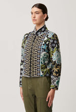 Load image into Gallery viewer, Once Was - Rylie Reversible Print  Faux Fur Jacket in Dahlia fields