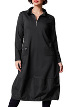 Load image into Gallery viewer, Peruzzi - Zip Pocket Dress (Black)