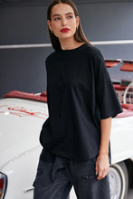 Load image into Gallery viewer, M.A Dainty - Peony Top (Black)