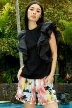 Load image into Gallery viewer, Coop - On the Ruffle Top (Black)
