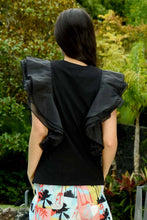 Load image into Gallery viewer, Coop - On the Ruffle Top (Black)