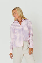 Load image into Gallery viewer, We are the others - Chloe Shirt (Purple Stripe)