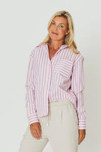 Load image into Gallery viewer, We are the others - Chloe Shirt (Purple Stripe)