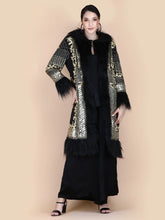 Load image into Gallery viewer, Anannasa - Kali Embellished Coat (Black)