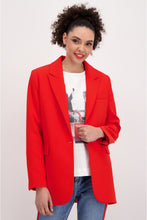 Load image into Gallery viewer, Monari - Red Lipstick Oversized Blazer