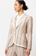 Load image into Gallery viewer, Once Was - Castro Linen Jacket in Stripe