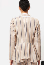 Load image into Gallery viewer, Once Was - Castro Linen Jacket in Stripe
