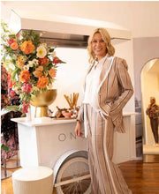 Load image into Gallery viewer, Once Was - Castro Linen Jacket in Stripe
