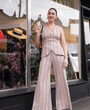 Load image into Gallery viewer, Once Was - Grace Linen Vest in Stripe