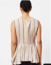Load image into Gallery viewer, Once Was - Grace Linen Vest in Stripe